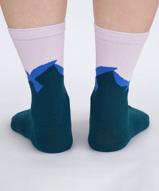 nitorito 【UNISEX】米沢オリジナル柄 tori 靴下 green