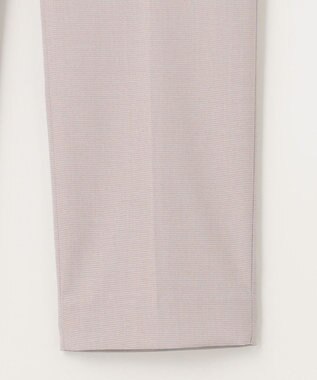 J.PRESS LADIES 【洗える】シャークスキン テーパード パンツ ピンク系