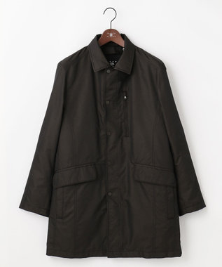 JOSEPH ABBOUD 【外せるダウンライナー/軽量】2WAYインターレース ダウンコート ダークブラウン系