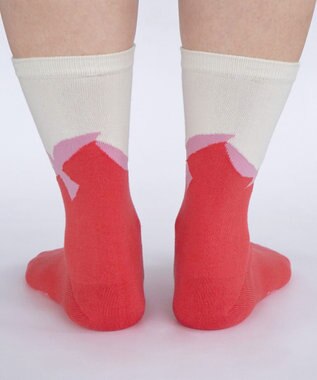 nitorito 【UNISEX】米沢オリジナル柄 tori 靴下 pink