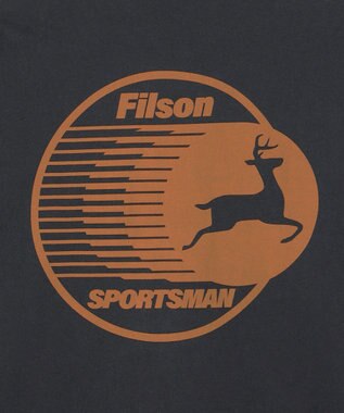 JOSEPH ABBOUD MOUNTAIN 【FILSON】LONG SLEEVE FRONTIER GRAPPHIC T-SHIRT ブラック系