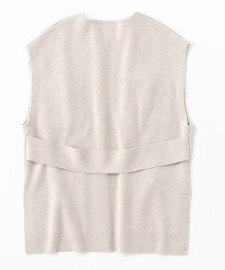 UNFILO 【VERYコラボ】パールボタンニットジレ グレージュ