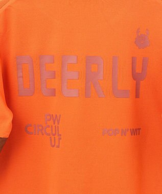 PW CIRCULUS 【イージーケア/軽量】【MEN】 DEER モチーフニット オレンジ系