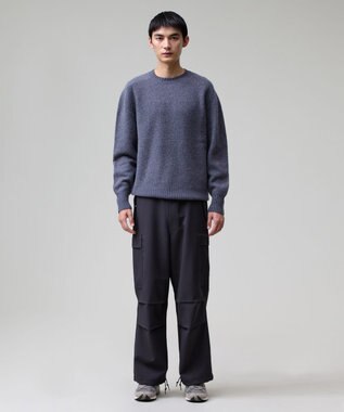 J.PRESS MEN 【J.PRESS ORIGINALS】【UNISEX】Shaggy Saddle Crew Neck Sweater グレー系