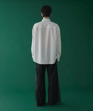 WEGO タイ付きシャツ(LS) ホワイト