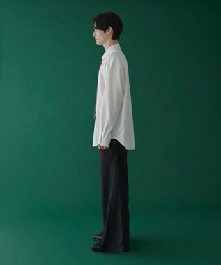 WEGO タイ付きシャツ(LS) ホワイト