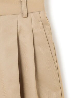 uncrave チノギャバジン ワイドトラウザー ベージュ