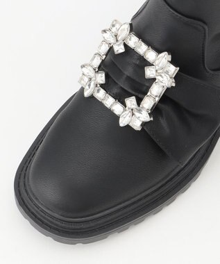 TOCCA 【晴雨兼用】SQUARE BIJOUX RAINBOOTS ブーツ ブラック系