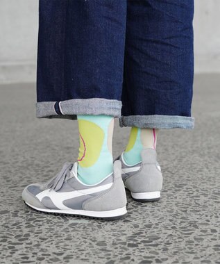 nitorito 【UNISEX】米沢オリジナル柄 nuts 靴下 yellow