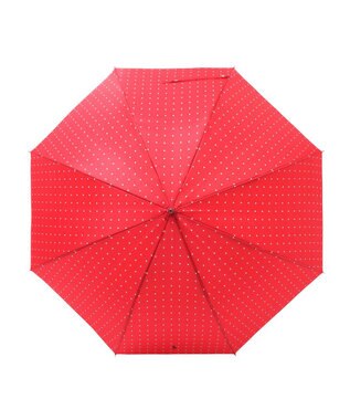 MOONBAT POLO RALPH LAUREN（ポロ ラルフローレン)ドット×ロゴ 雨傘 長傘 レッド
