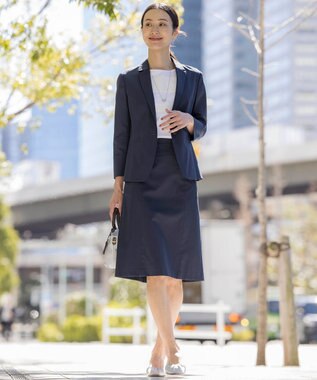 J.PRESS LADIES ボールトップ ネックレス シルバー系