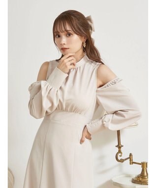 earth music&ecology ２ＷＡＹショルダーワンピース Light Beige