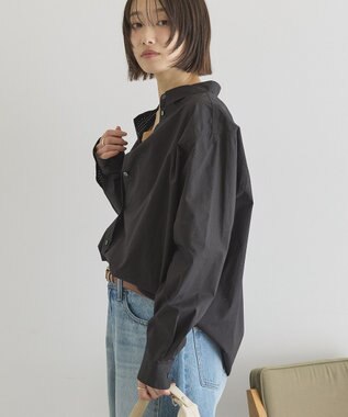 AMERICAN HOLIC パンチングシャツ Black