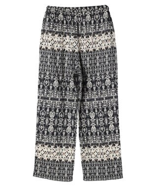 AMERICAN HOLIC パネルプリントリラックスパンツ Charcoal Gray