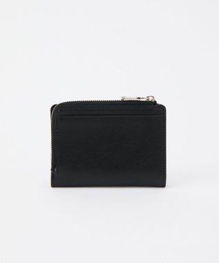 russet ミニモノグラムプレートハーフウォレット(SO-421) Black