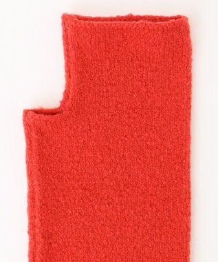 BEIGE， 【洗える】BERTAINA /  コットンアームウォーマー Red Orange