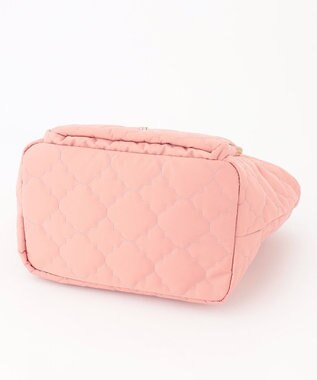 TOCCA 【撥水】CHECKER CLOVER QUILT BAG トートバッグ ピンク系