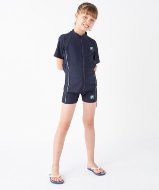 OP／FILA 【FILA】ラッシュセパスクール水着 ネイビー×サックス
