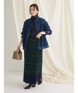 CRAFT STANDARD BOUTIQUE リブタートルネックニットプルオーバー Navy