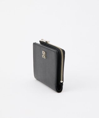 russet ミニモノグラムプレートハーフウォレット(SO-421) Black