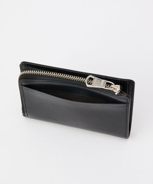 russet ミニモノグラムプレートハーフウォレット(SO-421) Black