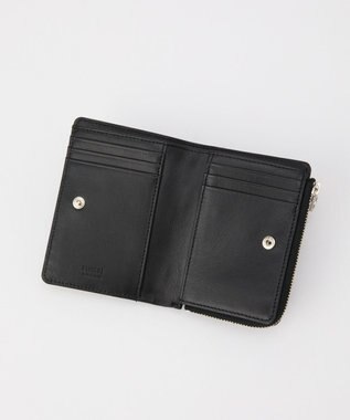 russet ミニモノグラムプレートハーフウォレット(SO-421) Black