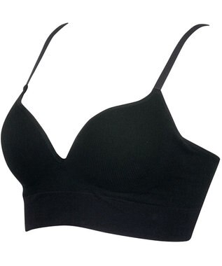 WACOAL ノンワイヤーブラ 【GOCOCi ゴコチ】 ぴったりフィット アンダー部分のズレを軽減 洗濯機洗い可能(ネット使用) ブラトップ レディース ハーフトップ CGG255 /ワコール ブラック