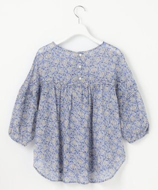 23区 【Indian Factory】コットンボイル ブラウス サックスブルー系5