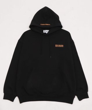 WEGO 【ユニセックス着用ITEM】別注NEWJACKグラフィックプルパーカー ブラック