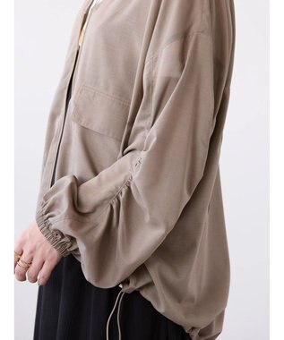 AMERICAN HOLIC イージーケア＋接触冷感　シアーブルゾン Mocha