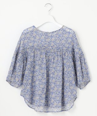 23区 【Indian Factory】コットンボイル ブラウス サックスブルー系5