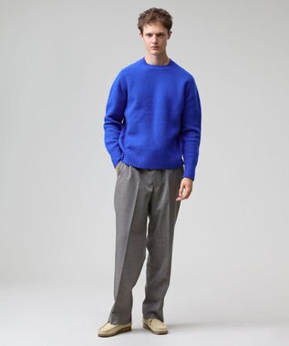 J.PRESS MEN 【J.PRESS ORIGINALS】【UNISEX】Shaggy Saddle Crew Neck Sweater ブルー系