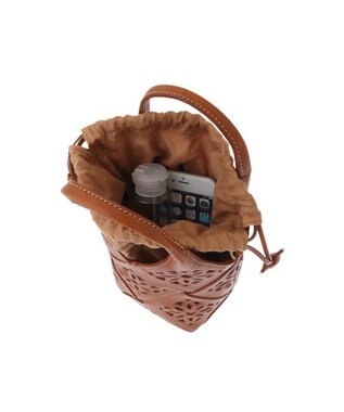 genten サステナブルカットワーク ポシェット チャ