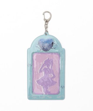 WEGO 【痛バ＆推し活グッズ】ラメクリアカラーモチーフカードホルダーキーホルダー サックス