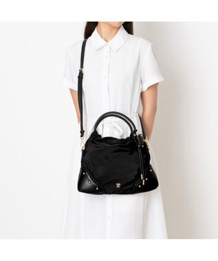 ANNA SUI バタフライツイスト 2wayハンドバッグ クロ