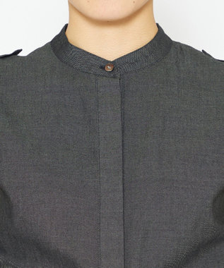 uncrave 【手洗い可】シャンブレー オールインワン（uncrave WHITE） インディゴ