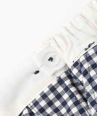 ANY KIDS マリン ショート パンツ ネイビーギンガムチェック