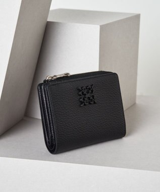 russet ＜お財布人気NO.1＞モノグラムプレートハーフウォレット(SO-376) Black2