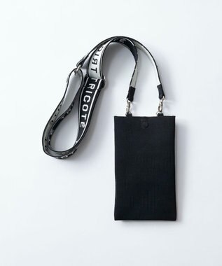 TRICOTE KNIT COMBINATION BAG／ニットコンビバッグ 99BLACK