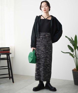 WEGO ショートナイロンブルゾン ブラック