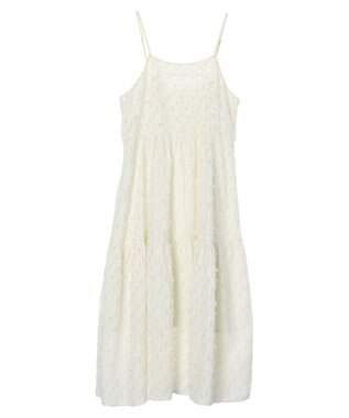 Green Parks armonia.フェザージャガードキャミワンピース Ivory