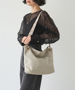 russet 《A4サイズ収納可能》コーデュラナイロン3WAYトートバッグ(CE-1662) L.Greige