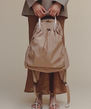 TOPKAPI 【TREASURE TOPKAPI】ドローストリング リュック / バッグパック ベージュ