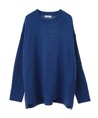 earth music&ecology ウォッシャブルスリットチュニック Blue