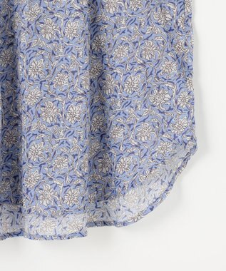 23区 【Indian Factory】コットンボイル ブラウス サックスブルー系5