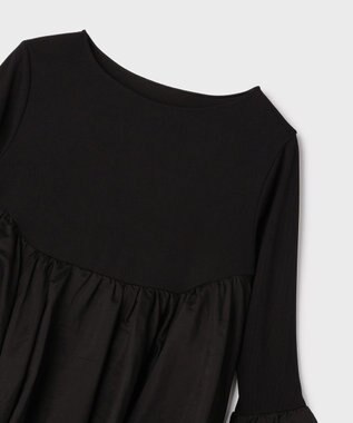 GRACE CONTINENTAL フレアカットトップ ブラック