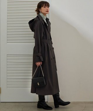 ICB 【洗える】 スムージータートル ニット ヘイズグリーン系