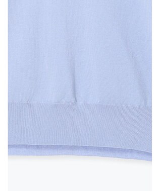 Te chichi シャギーバルーンスリーブニット ブルー