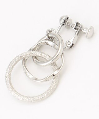 ANY SIS リングメタル イヤリング シルバー