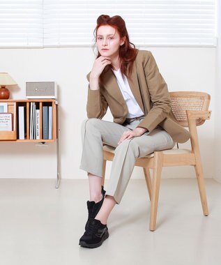 INTER-CHAUSSURES 【BUSSOLA】撥水コンビスニーカー ブラックコンビ